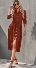 Load image into Gallery viewer, Button Down Polo Dress
