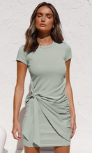 Load image into Gallery viewer, Tie Detail T-Shirt Dress
